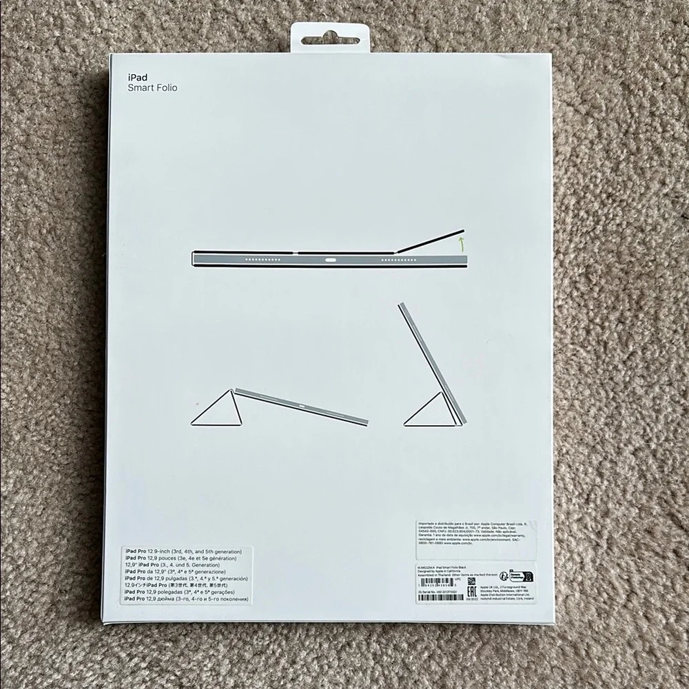 Apple Black Smart Folio Cover for iPad Pro 12.9 inch